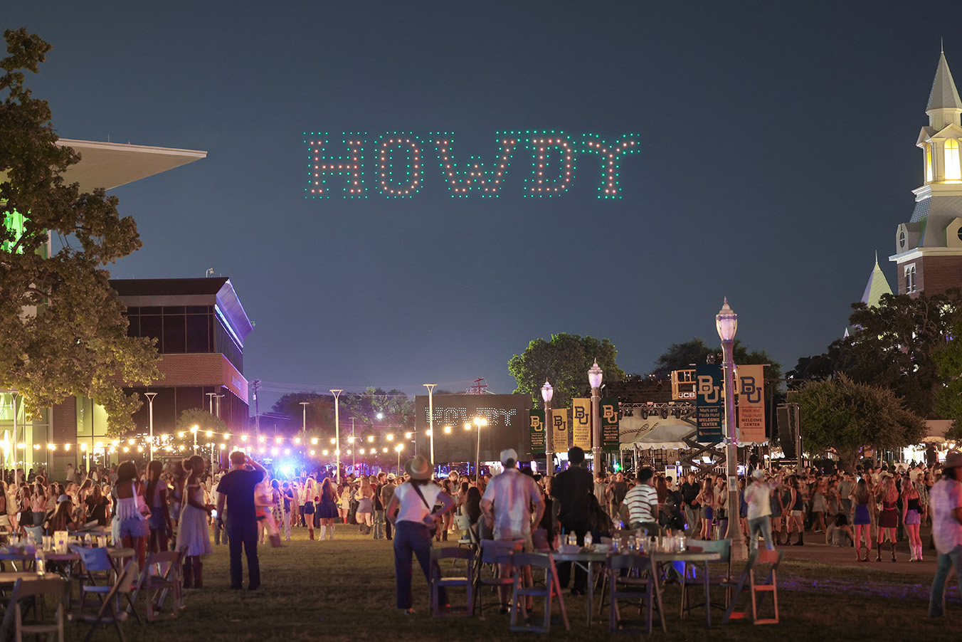A scene from Baylor University's Howdy Dance